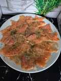 Carpaccio de saumon ou de filet de lieu noir 😀