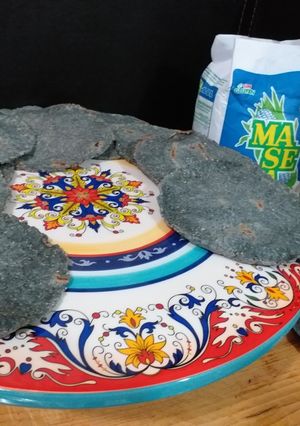 Una foto de Tortillas de Harina Azul