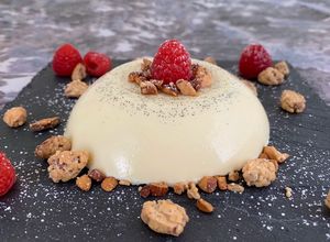 Foto di Bavarese al Cioccolato Bianco e Vaniglia