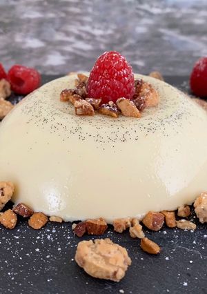 Foto di Bavarese al Cioccolato Bianco e Vaniglia