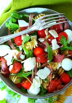 Une photo de Salade de pâtes à l'Italienne