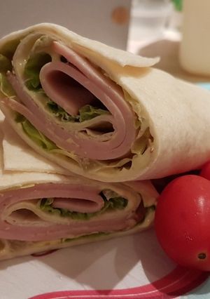 Φωτογραφία της συνταγής Σνακ τορτίγιας με γαλοπούλα ελαφρύ