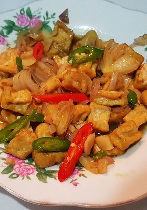 Foto resep Tumis tahu saus tiram