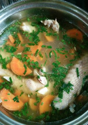 Foto resep Sup ayam kampung simpel sesukanya