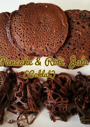 Foto resep Pancake & Roti Jala (Coklat)