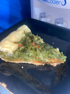 Una foto de Tarta de calabacín y acelga (verduras)