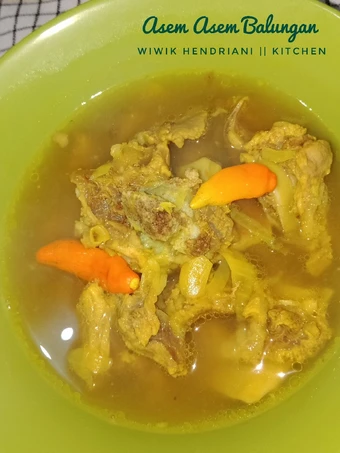 Langkah Gampang Membuat Resep 88. Asem Asem Balungan / Tulang Sapi yang Menggugah Selera