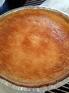 A picture of cheesecake.