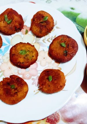 A picture of Healthy tasty delicious sweet potato cutlet.