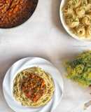 Spaghetti & bolognese sauce