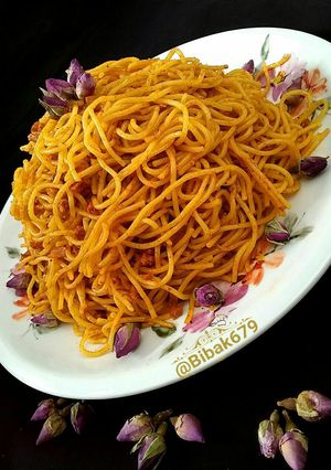 عکسی از دستور ماکارونی با سویا