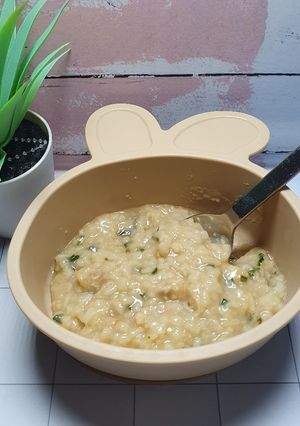 Foto resep MPASI bubur kakap putih