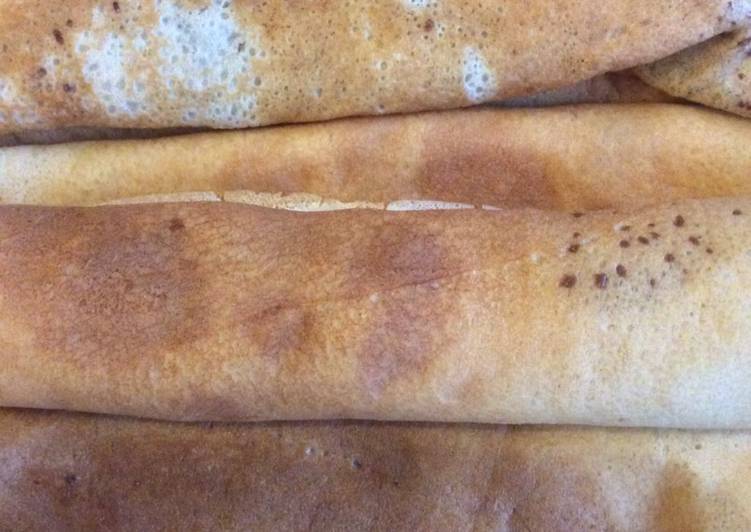 Crepes de chocolate