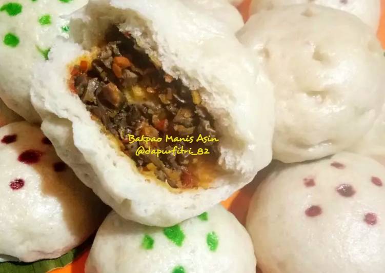 Bakpao Manis Asin #Dapur Fitri