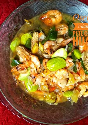 Foto resep Oseng Udang Pete Cabe Hijau