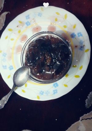 عکسی از دستور مربای انجیر🥰🥰🤗🤗