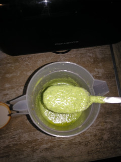 Una foto de Pesto de brócoli