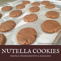 Eggless Nutella Cookies A picture of Eggless Nutella Cookies.