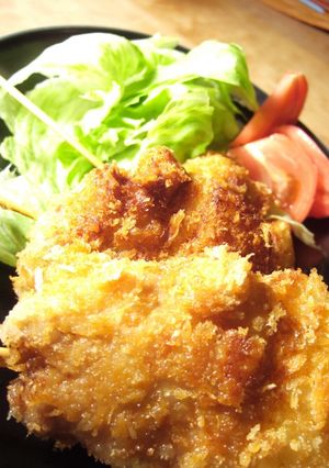 A picture of Favorite Skewered Pork and Onion Cutlets (Kushi Katsu).