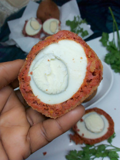 A picture of Scotch egg.