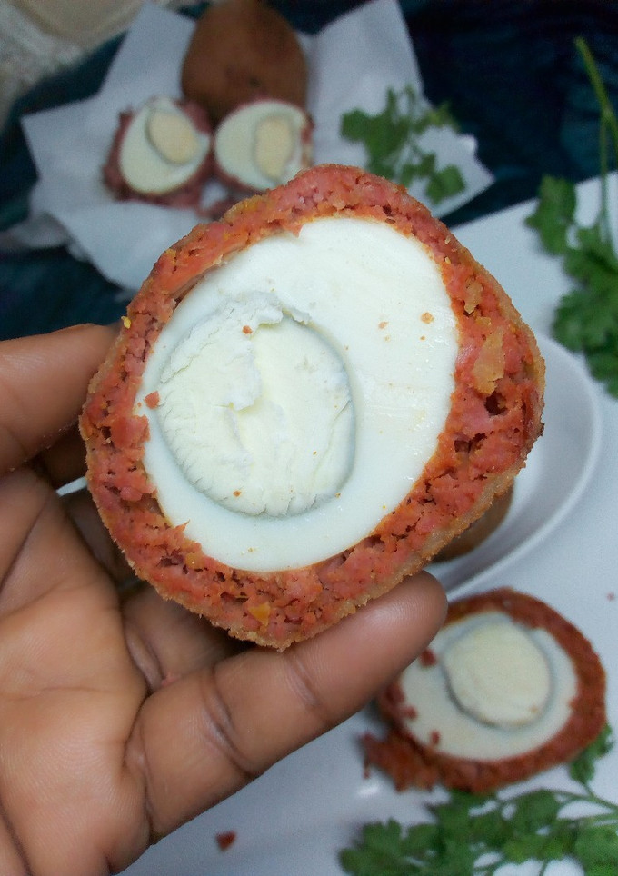 A picture of Scotch egg.