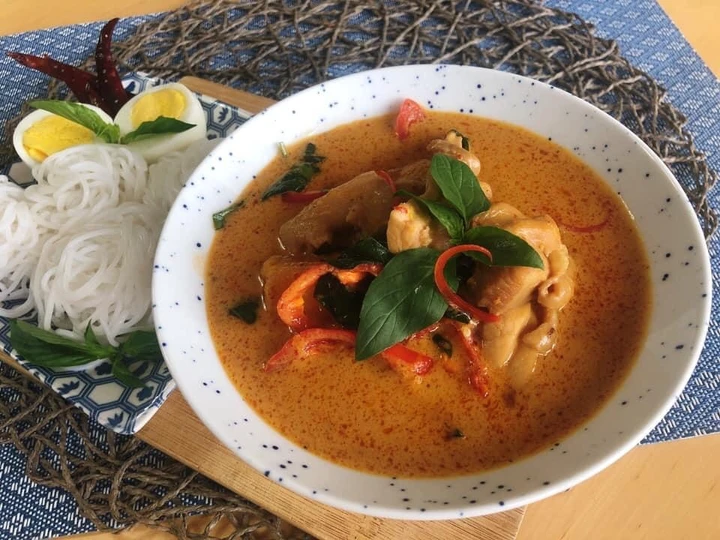 Easy Steps to Make|Recipe} Thai Curry • How To Make Thai Red Curry Paste |ThaiChef Food Anti-Fail