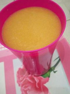 A picture of Mango juice# authormarathon#.