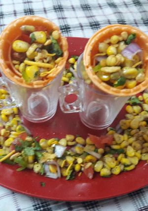A picture of Corn Bhel.
