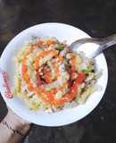 Nui xào thịt bằm