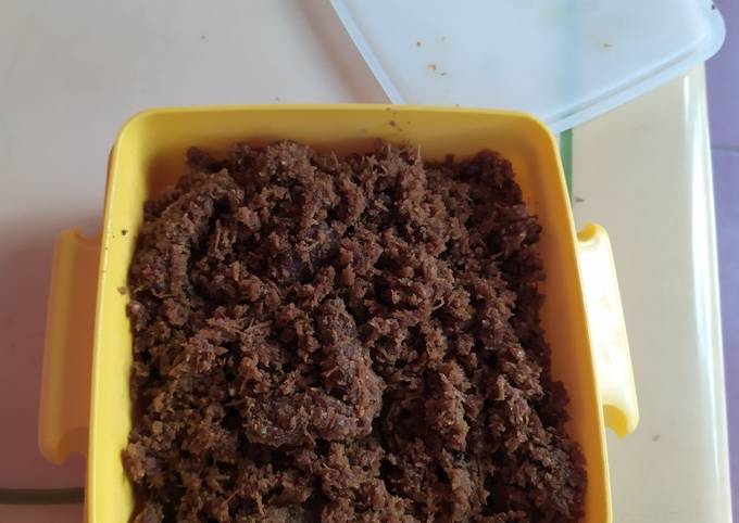 Ini dia! Resep enak bikin Serundeng Daging dijamin sempurna