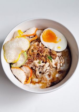 Foto resep Bubur Ayam Dari Nasi Sisa