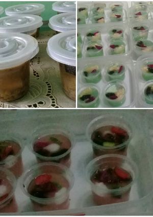 Foto resep Aneka puding cup sup buah ala @dapurbyana😊