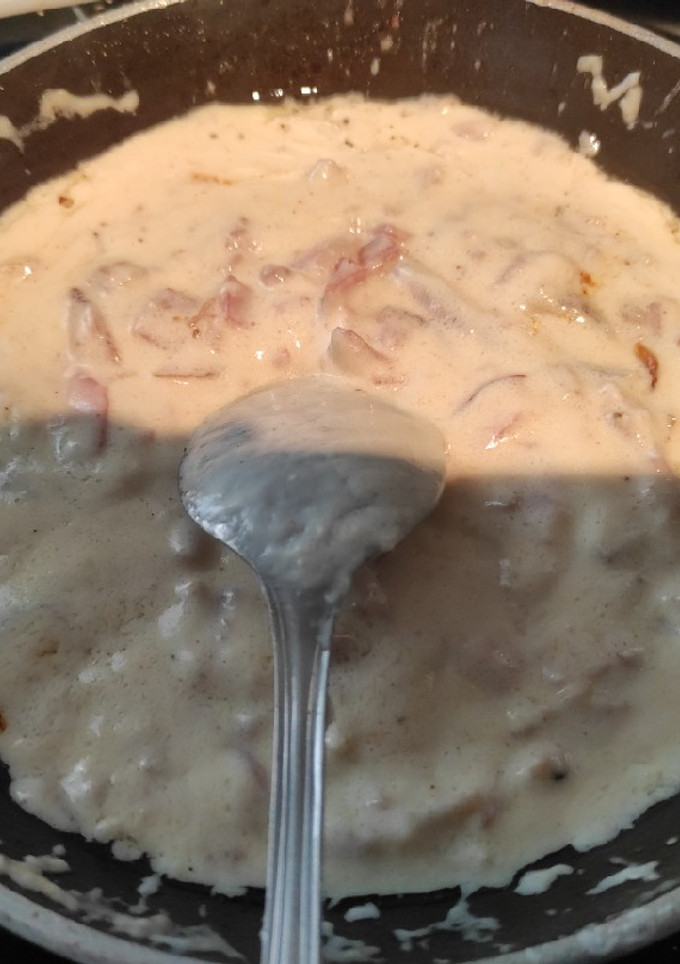 Una foto de Salsa carbonara