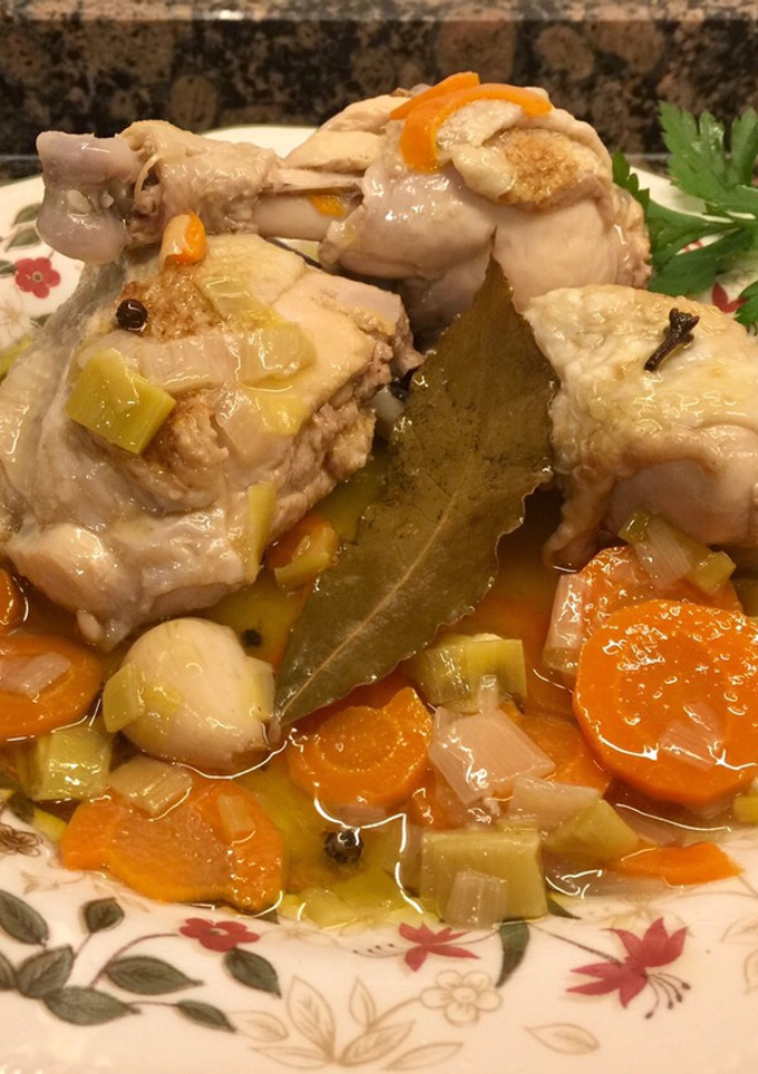 Una foto de Traseros de pollo escabechados