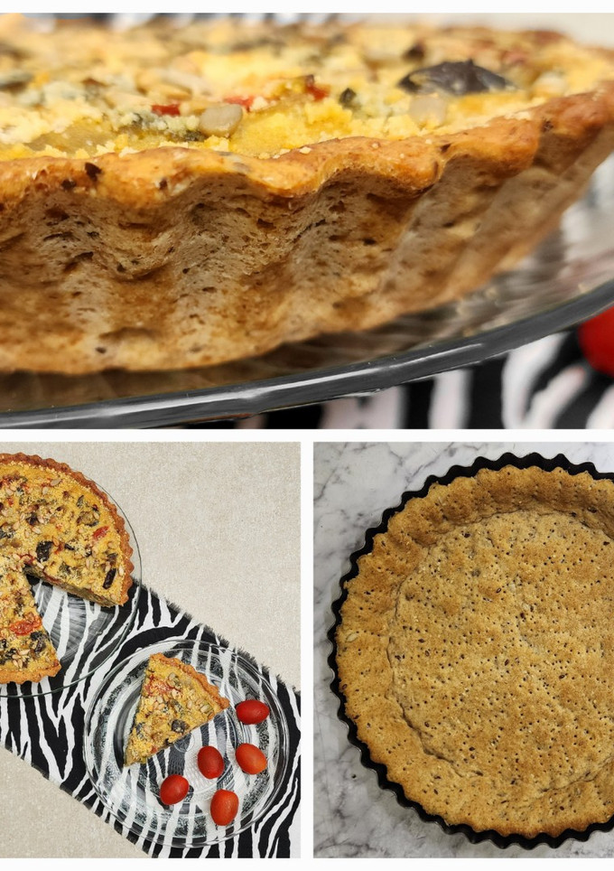 Una foto de 🥧 Masa integral con semillas y levadura para tartas saladas 🥧