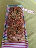 Plumcake integrale con carote e zucchine al curry e formaggio
