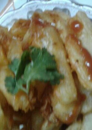 मिर्च लहसुन फ्रेंच फ्राइज (Chilie garlic french fries recipe in hindi) रेसिपी मुख्य फोटो