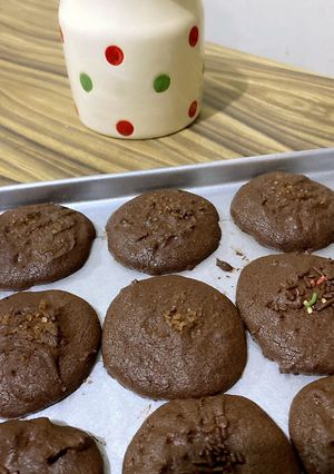 Foto resep Simple chocolate cookies