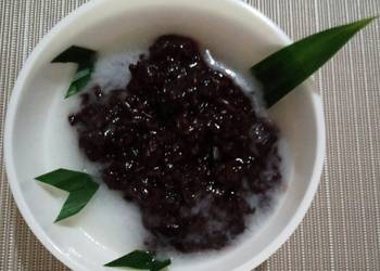 Cara Memasak Cepat Bubur Ketan Hitam Mantul Banget