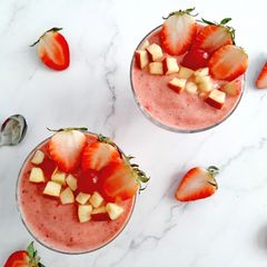 Strawberry Banana Smoothie Bowl A picture of Strawberry Banana Smoothie Bowl.