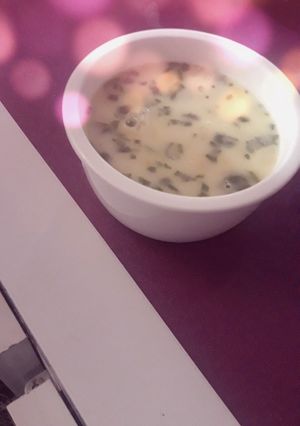 صورة لوصفة شوربة النشا🥘
