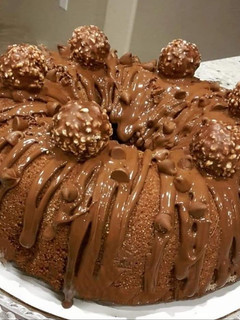 صورة لوصفة كيكه النسكويك بالنوتيلا