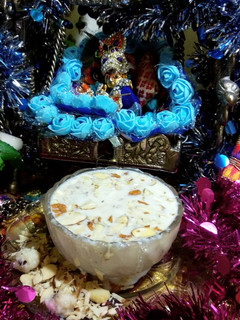 A picture of Makhana dry fuits kheer.