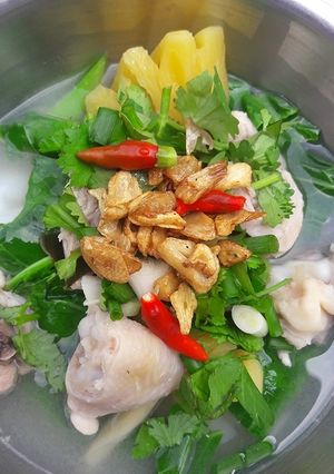 รูปของ ก๋วยเตี๋ยวต้มยำไก่สับปะรด