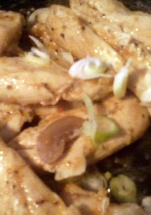 A picture of Lemon Lemon chicken.