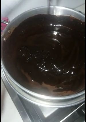 عکسی از دستور سس شکلاتی