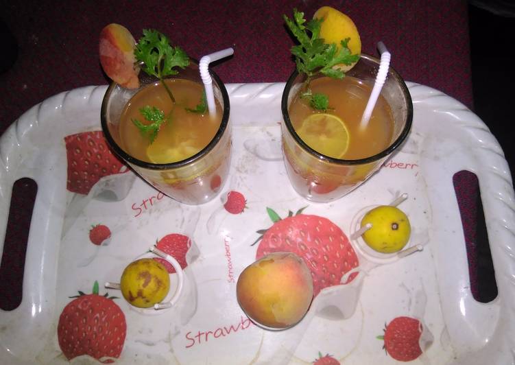 Simple Way to Prepare Award-winning Peach lemonade is the best cooling drink for summer for all