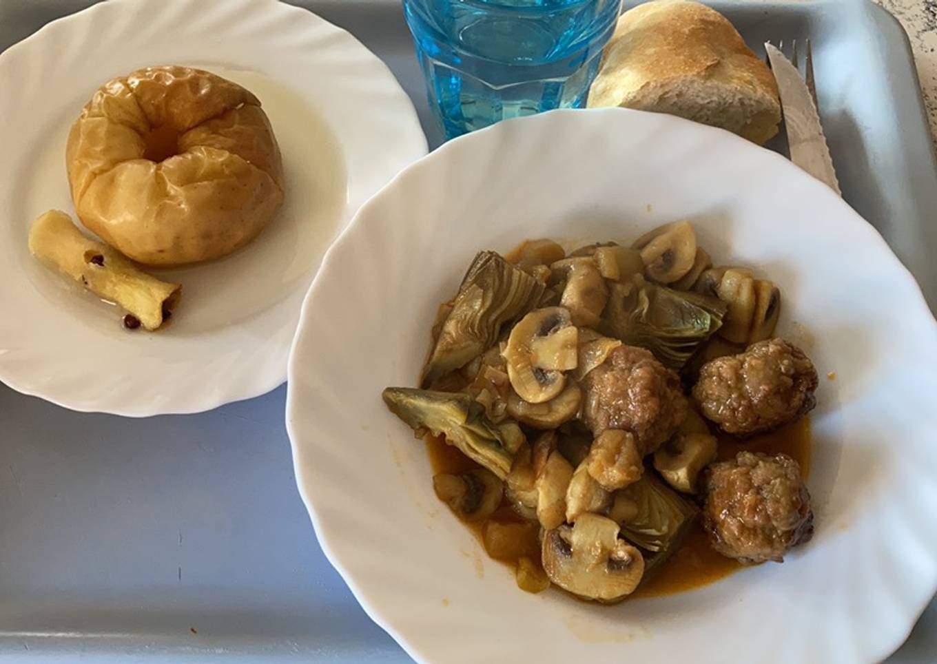 Albóndigas con verduras
