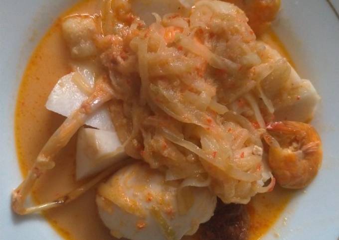 Ketupat Sayur labu udang