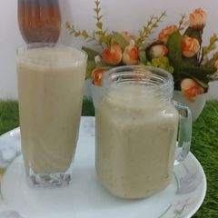A picture of Sattu Banana Drink.